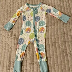 NWOT Little Sleepies Positive Vibes Zippy